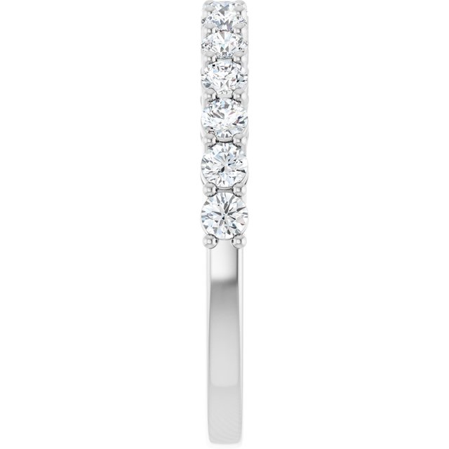 3/4 CTW Natural Diamond Anniversary Band, 2.3 x 22.79 mm