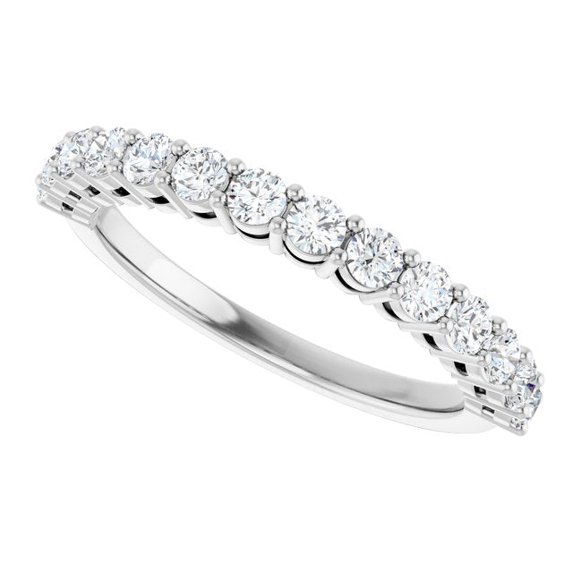 3/4 CTW Natural Diamond Anniversary Band, 2.3 x 22.79 mm