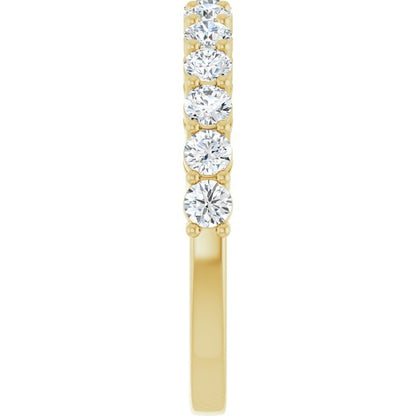 3/4 CTW Natural Diamond Anniversary Band, 2.3 x 22.79 mm