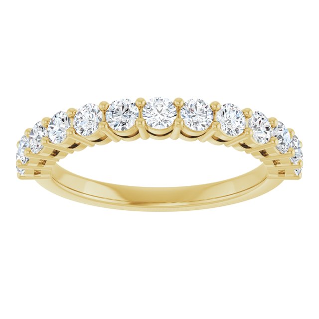 3/4 CTW Natural Diamond Anniversary Band, 2.3 x 22.79 mm
