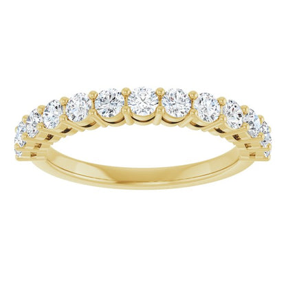 3/4 CTW Natural Diamond Anniversary Band, 2.3 x 22.79 mm