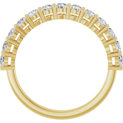3/4 CTW Natural Diamond Anniversary Band, 2.3 x 22.79 mm