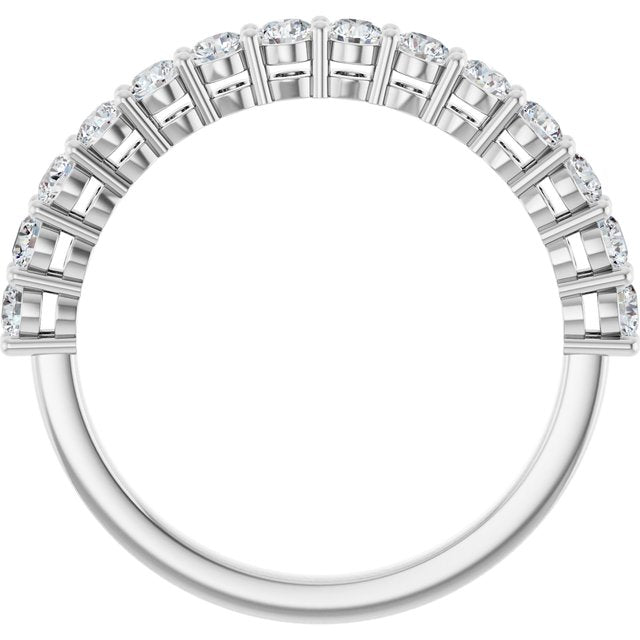3/4 CTW Natural Diamond Anniversary Band, 2.3 x 22.79 mm