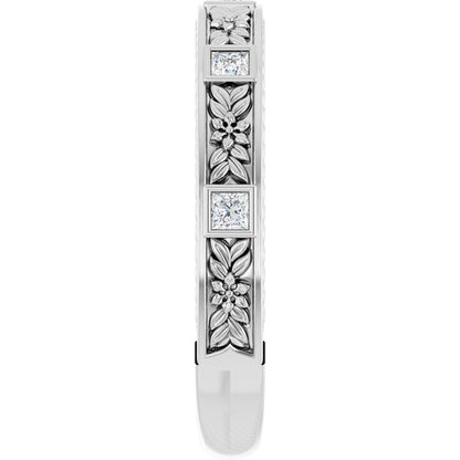 1/6 CTW Natural Diamond Anniversary Band, 3.31 mm, Style 2