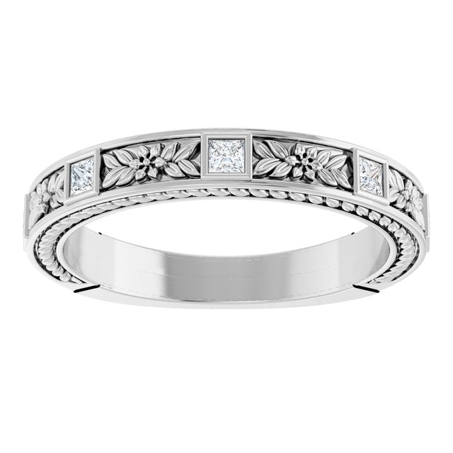 1/6 CTW Natural Diamond Anniversary Band, 3.31 mm, Style 2