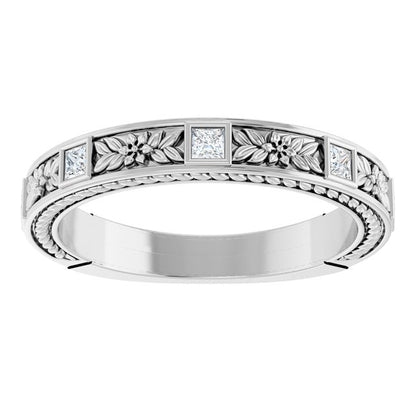 1/6 CTW Natural Diamond Anniversary Band, 3.31 mm, Style 2
