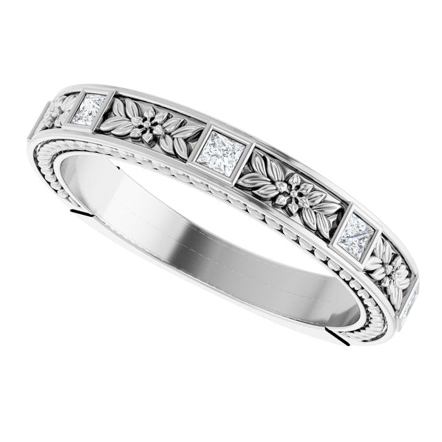 1/6 CTW Natural Diamond Anniversary Band, 3.31 mm, Style 2