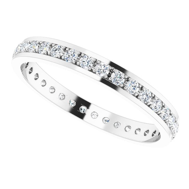 1/2 CTW Natural Diamond Eternity Band, 2.9 mm