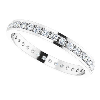 1/2 CTW Natural Diamond Eternity Band, 2.9 mm