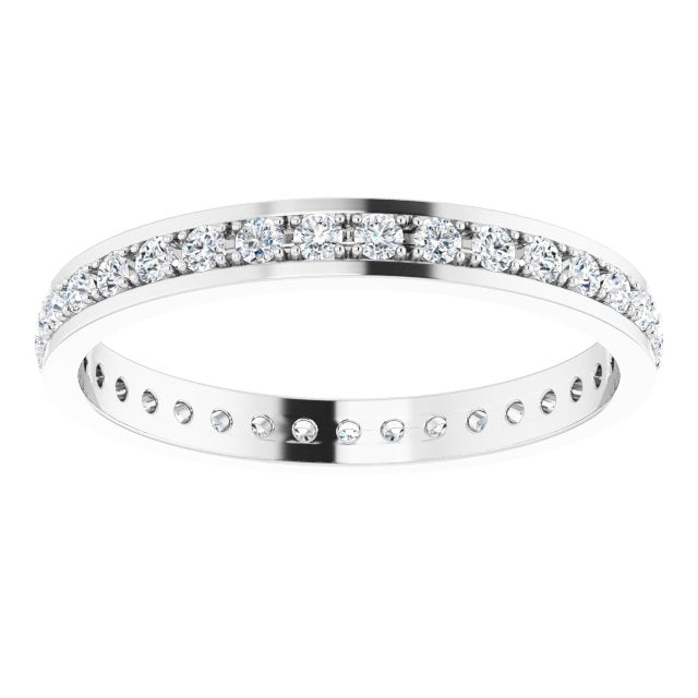 1/2 CTW Natural Diamond Eternity Band, 2.9 mm