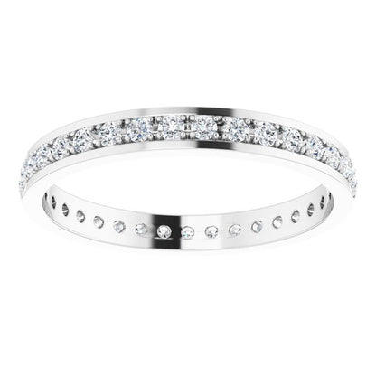 1/2 CTW Natural Diamond Eternity Band, 2.9 mm
