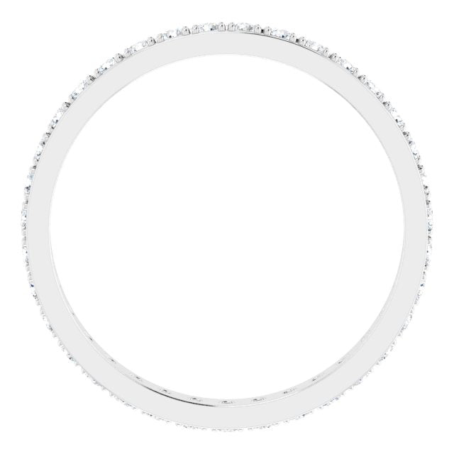 1/2 CTW Natural Diamond Eternity Band, 2.9 mm