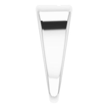 Sterling Silver Pierced Cross Ring