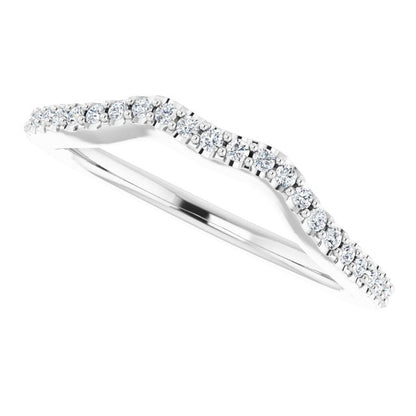 1/4 CTW Natural Diamond Matching Band, 1.81 mm