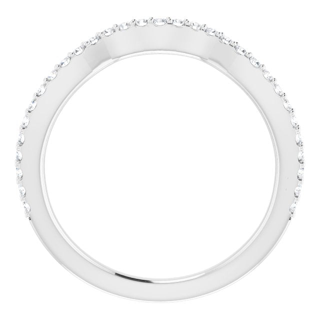 1/4 CTW Natural Diamond Matching Band, 1.81 mm