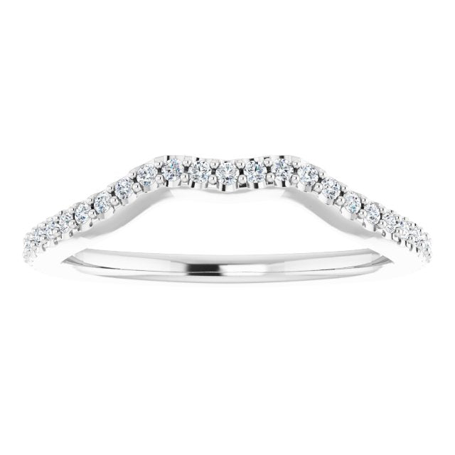 1/4 CTW Natural Diamond Matching Band, 1.81 mm