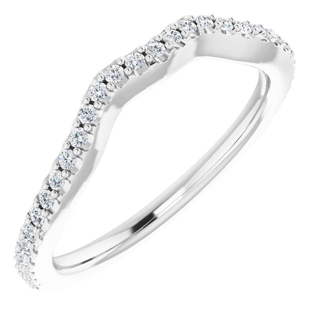 1/4 CTW Natural Diamond Matching Band, 1.81 mm