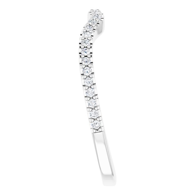 1/4 CTW Natural Diamond Matching Band, 1.81 mm