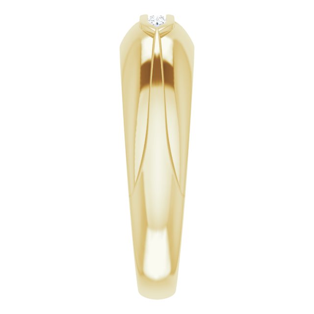 1/10 CTW Natural Diamond Band, 6.69 mm