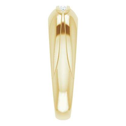 1/10 CTW Natural Diamond Band, 6.69 mm