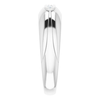 1/10 CTW Natural Diamond Band, 6.69 mm