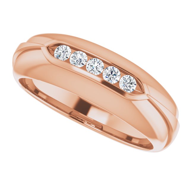1/4 CTW Natural Diamond Band, 7.25 mm