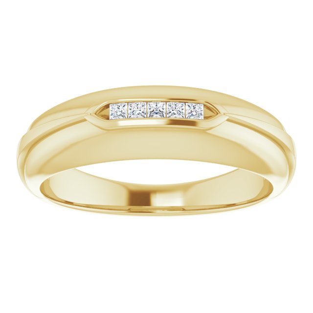 1/8 CTW Natural Diamond Band, 6.5 mm