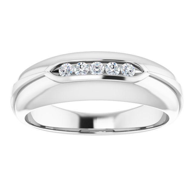 1/6 CTW Natural Diamond Band, 7 mm
