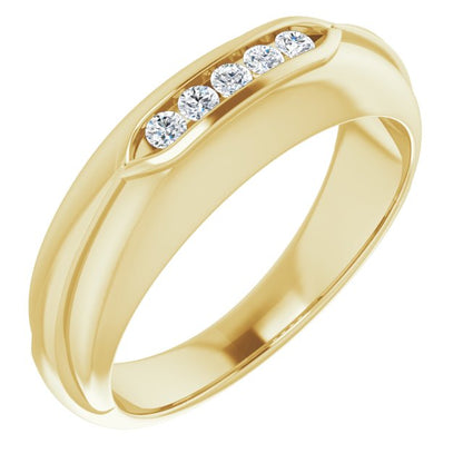1/6 CTW Natural Diamond Band, 7 mm