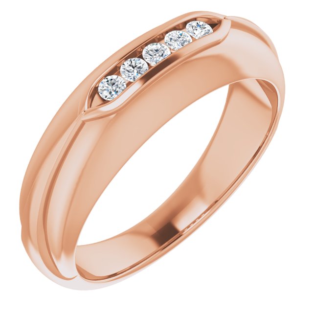 1/6 CTW Natural Diamond Band, 7 mm