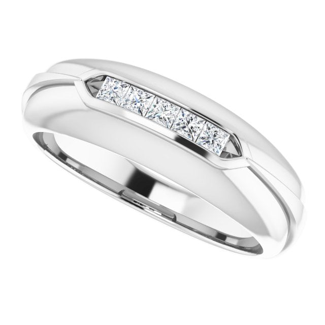 1/4 CTW Natural Diamond Band, 7.25 mm