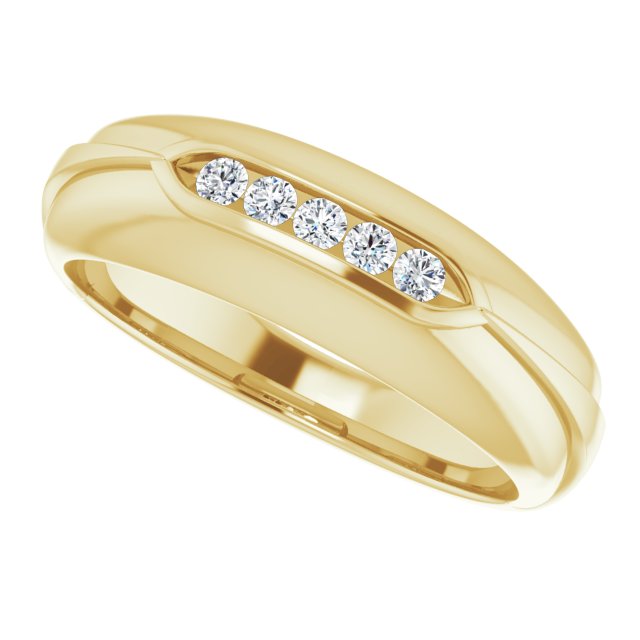 1/6 CTW Natural Diamond Band, 7 mm