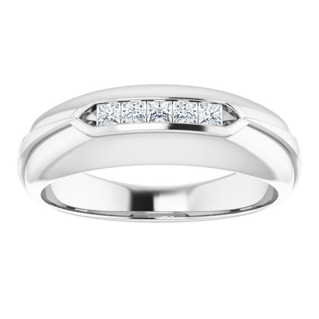 1/4 CTW Natural Diamond Band, 7.25 mm