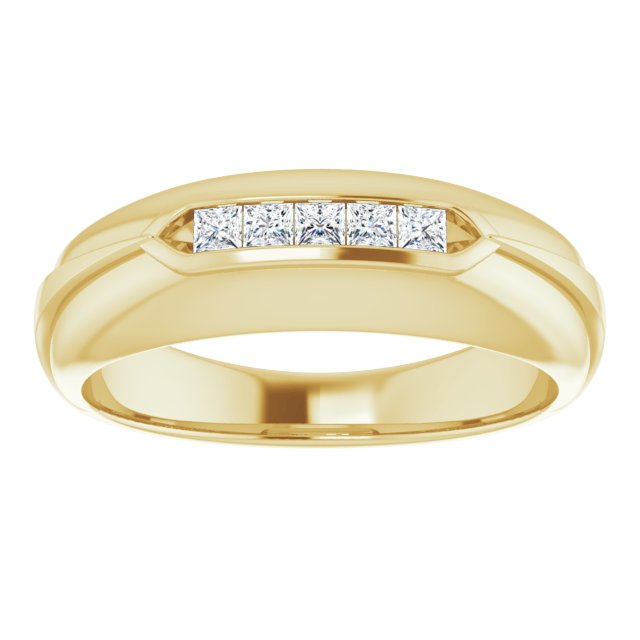 1/4 CTW Natural Diamond Band, 7.25 mm