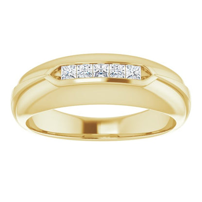1/4 CTW Natural Diamond Band, 7.25 mm