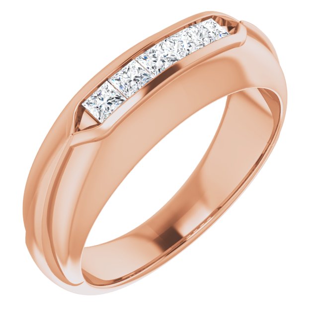 1/2 CTW Natural Diamond Band, 7.5 mm