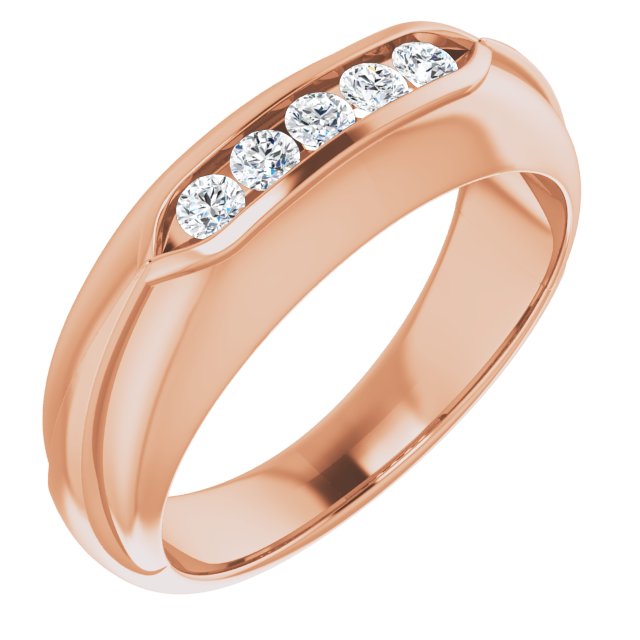 1/3 CTW Natural Diamond Band, 7.5 mm