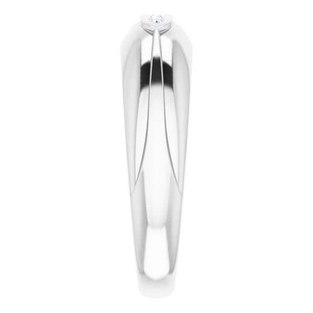 .08 CTW Natural Diamond Band, 6.5 mm