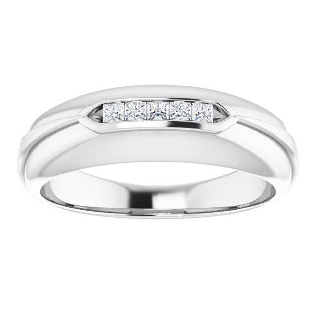 1/6 CTW Natural Diamond Band, 7 mm