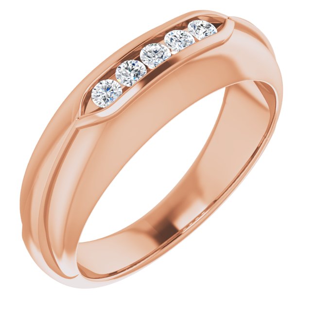1/4 CTW Natural Diamond Band, 7.25 mm