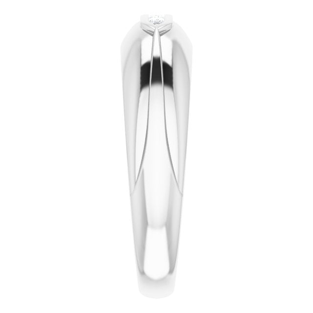 1/8 CTW Natural Diamond Band, 6.5 mm