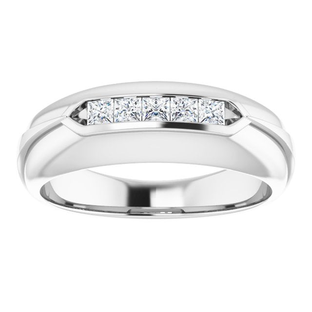 1/3 CTW Natural Diamond Band, 7.5 mm