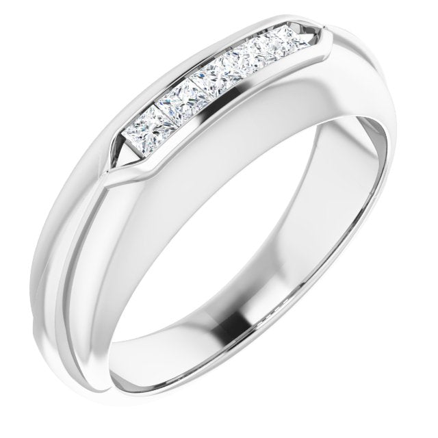 1/3 CTW Natural Diamond Band, 7.5 mm