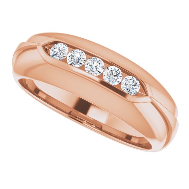 1/3 CTW Natural Diamond Band, 7.5 mm