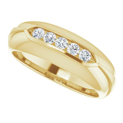 1/3 CTW Natural Diamond Band, 7.5 mm