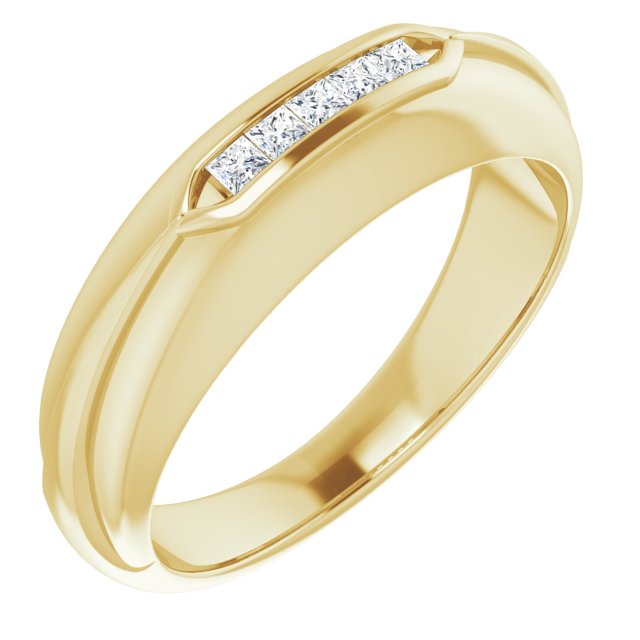 1/6 CTW Natural Diamond Band, 7 mm