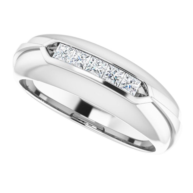 1/3 CTW Natural Diamond Band, 7.5 mm
