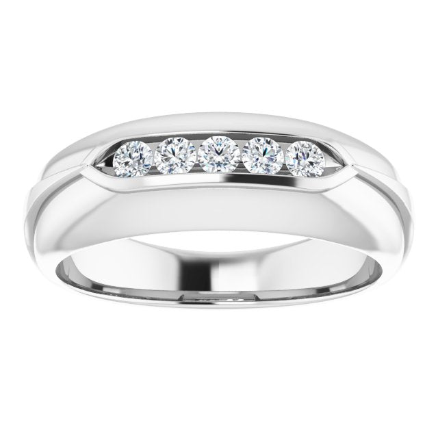 1/3 CTW Natural Diamond Band, 7.5 mm