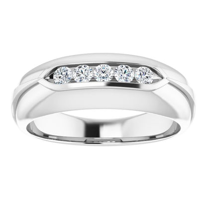 1/3 CTW Natural Diamond Band, 7.5 mm