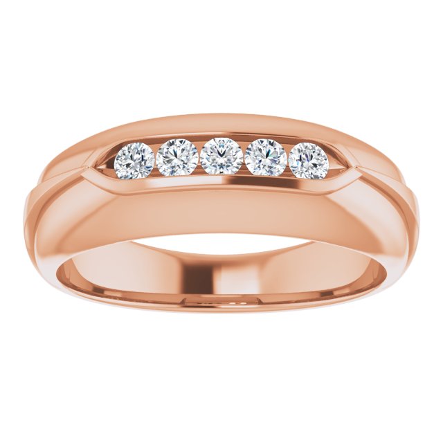 1/3 CTW Natural Diamond Band, 7.5 mm